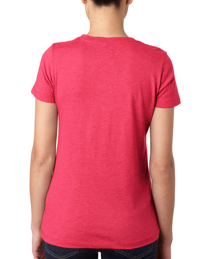 Women's Triblend Crew - Vintage Shocking Pink
