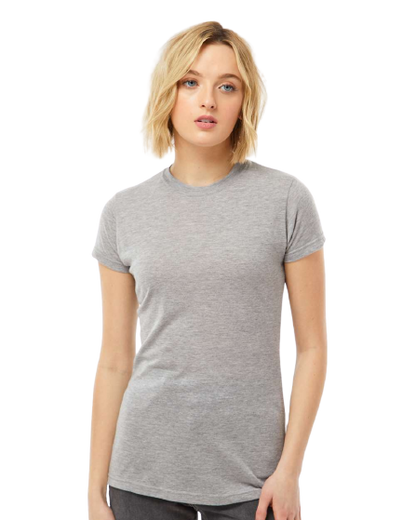 Women's Poly-Rich Slim Fit Tee - Heather Grey