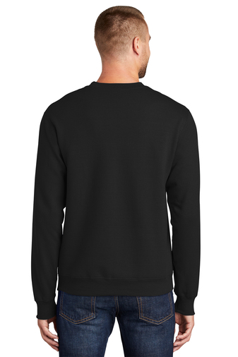 Unisex Essential Fleece Crewneck Sweatshirt - Jet Black