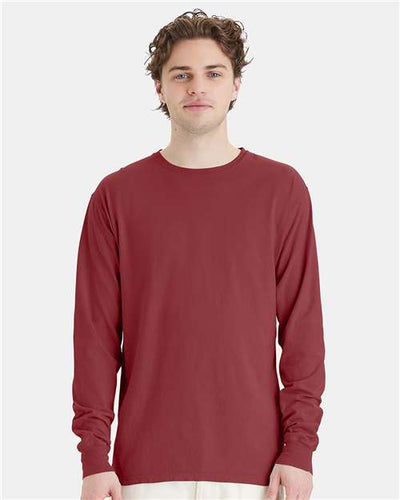 ComfortWash by Hanes GDH200 Cayenne — on model front