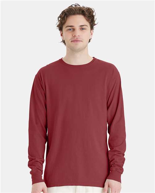 ComfortWash by Hanes GDH200 Cayenne — on model front