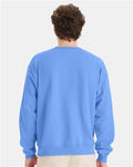 Hanes P160 Carolina Blue — on model back