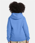 Hanes P473 Carolina Blue — on model back