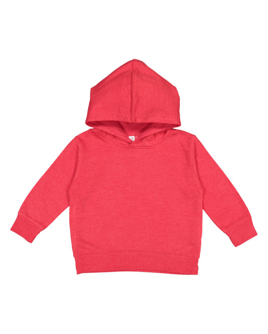 Toddler Pullover Fleece Hoodie - Vintage Red