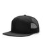 Richardson 168 - Seven-Panel Trucker Cap - Black