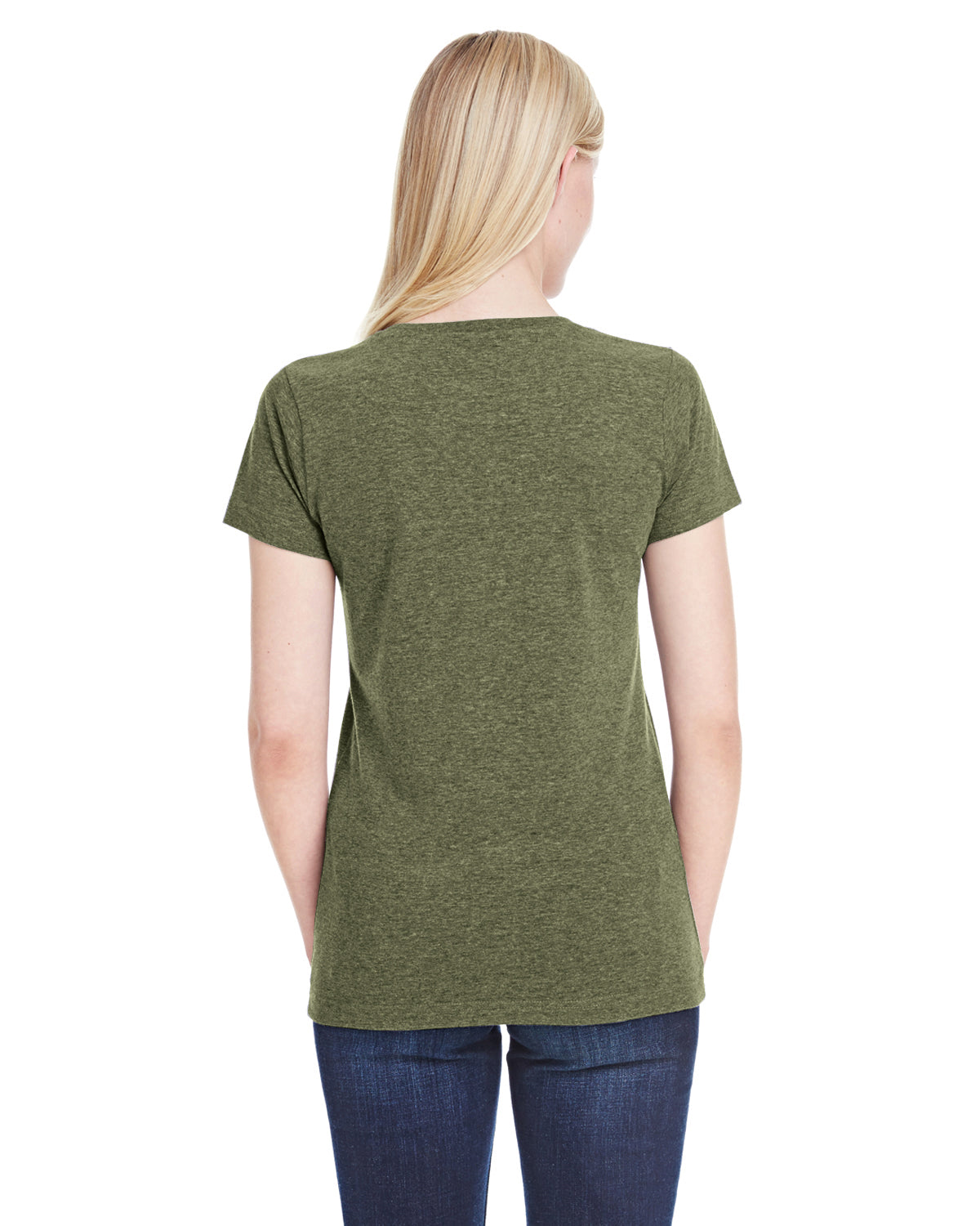 Women's Fine Jersey T-Shirt - Vintage Military Green