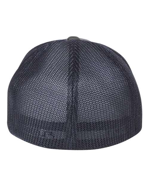 Flexfit 6511 Charcoal/ Navy — back