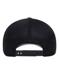 Flexfit 110M Melange Charcoal/ Black — back