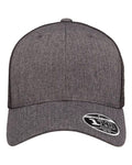 Flexfit 110M Melange Charcoal/ Black — front