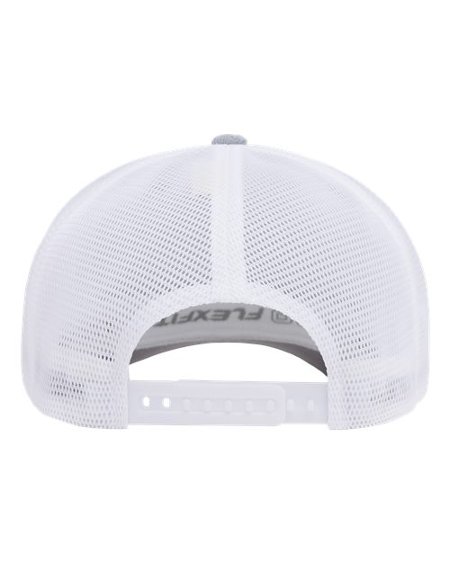 Flexfit 110M Melange Silver/ White — back