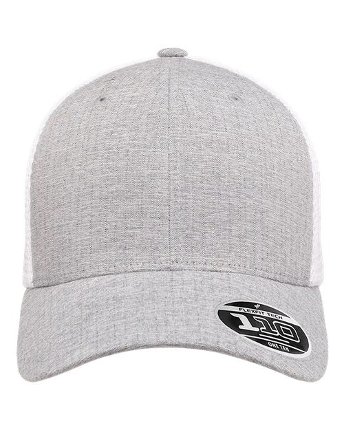 Flexfit 110M Melange Silver/ White — front