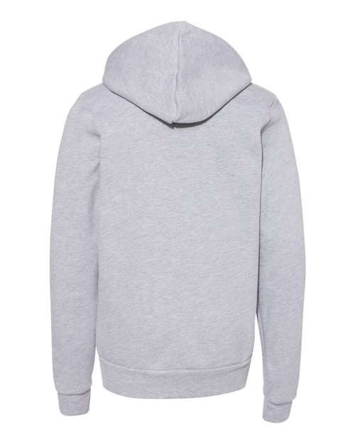 BELLA + CANVAS 3719Y Athletic Heather — back
