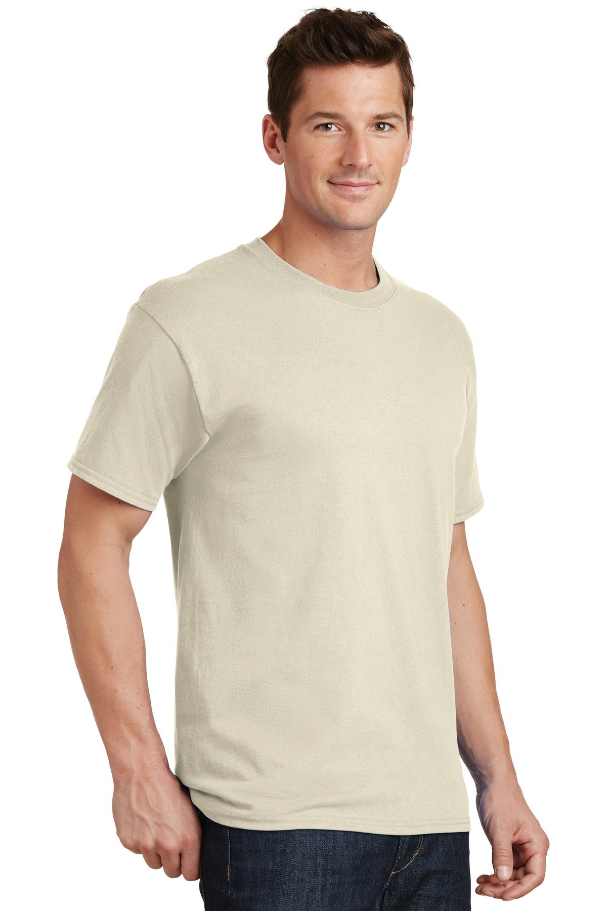 Unisex Core Cotton Tee - Natural