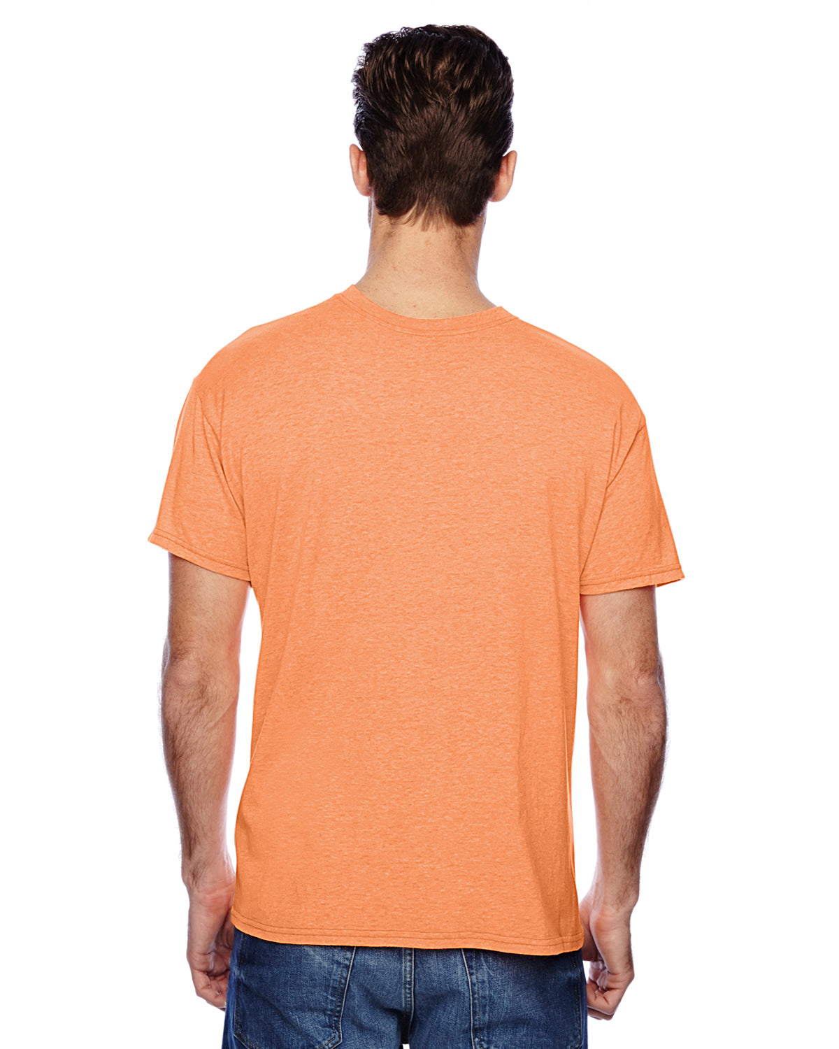Unisex CVC X-Temp® Performance T-Shirt - Neon Orange Heather
