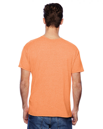 Unisex CVC X-Temp® Performance T-Shirt - Neon Orange Heather