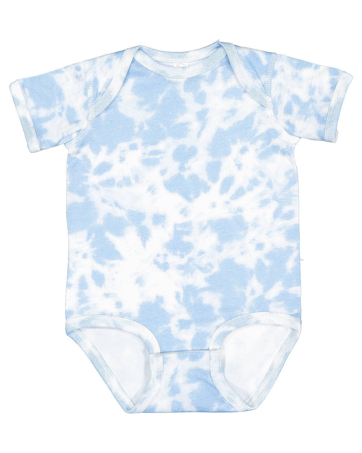 Infant Fine Jersey Bodysuit - Sky Tie Dye