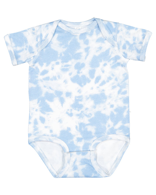 Infant Fine Jersey Bodysuit - Sky Tie Dye