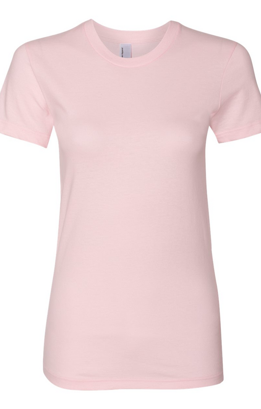 Women's Fine Jersey Short-Sleeve T-Shirt - Light Pink