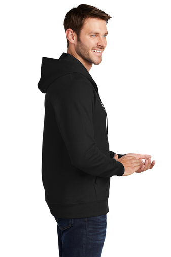 Unisex Fan Favorite Fleece Full-Zip Hoodie - Jet Black