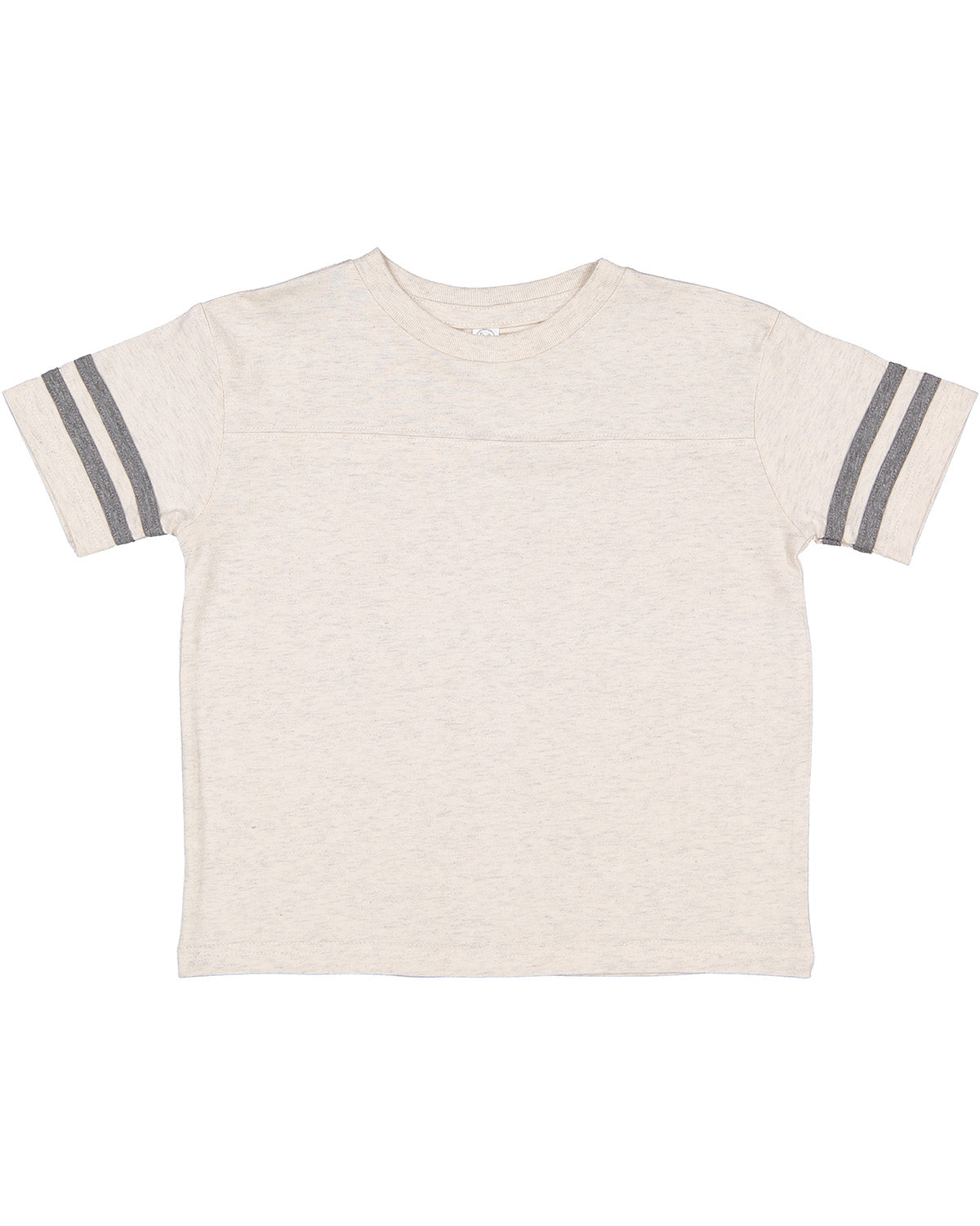 Toddler Football T-Shirt - Natural Heather / Granite Heather