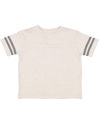 Toddler Football T-Shirt - Natural Heather / Granite Heather