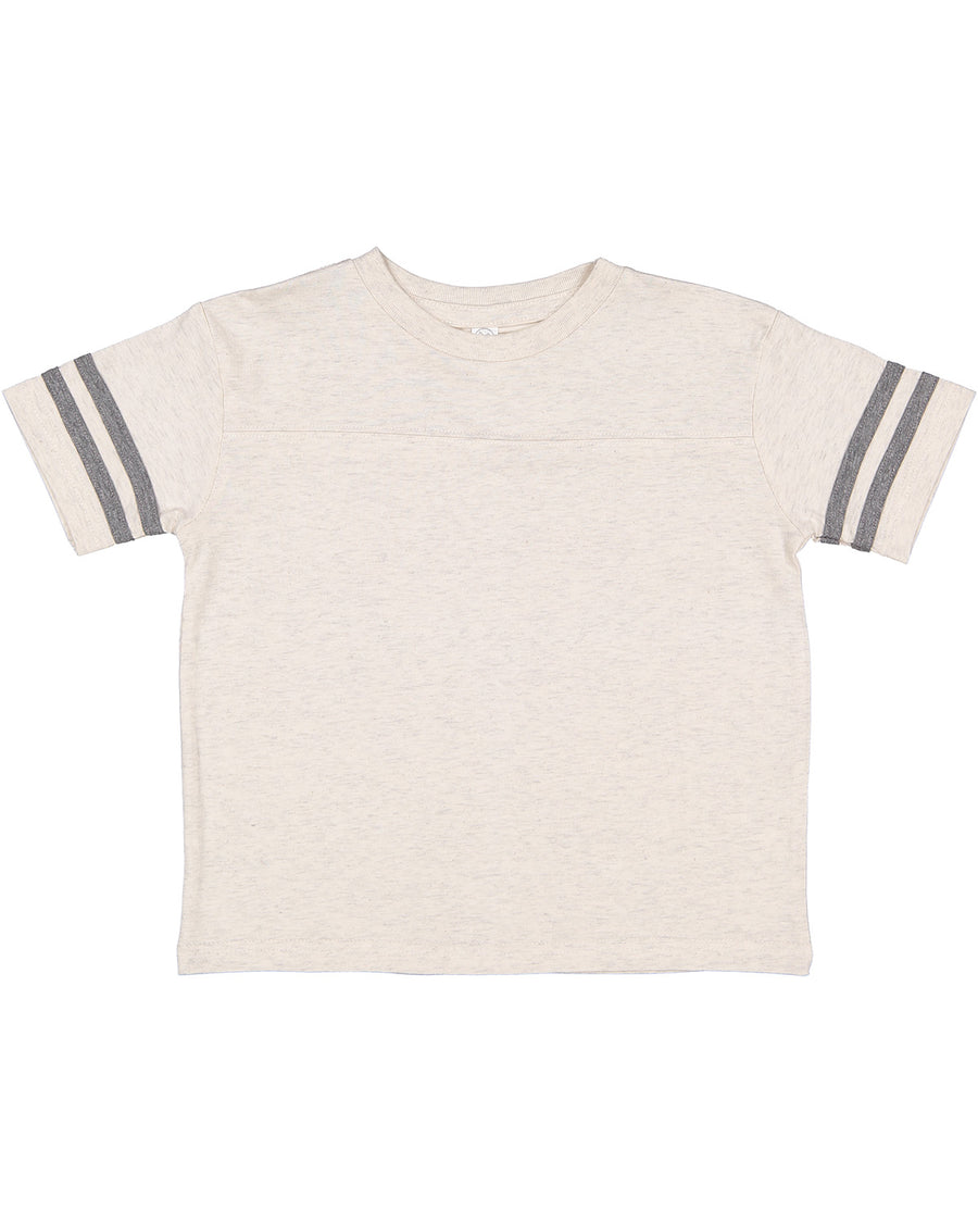 Toddler Football T-Shirt - Natural Heather / Granite Heather