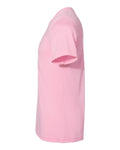 BELLA + CANVAS 3001CVC Heather Bubble Gum — direct side