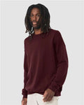 BELLA + CANVAS 3945 Maroon — on model side