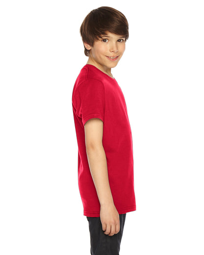 Youth Fine Jersey Short-Sleeve T-Shirt - Red