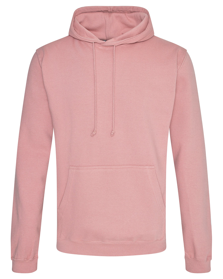 Unisex 80/20 Midweight College Hoodie - Dusty Pink