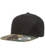 Yupoong 6089 - Unisex 6-Panel Structured Flat Visor Classic Snapback - Black / Camo