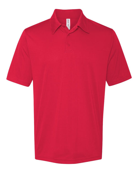 Performance 3 Button Sport Shirt - Sport Red