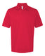 All Sport M1809 - Performance 3 Button Sport Shirt - Sport Red