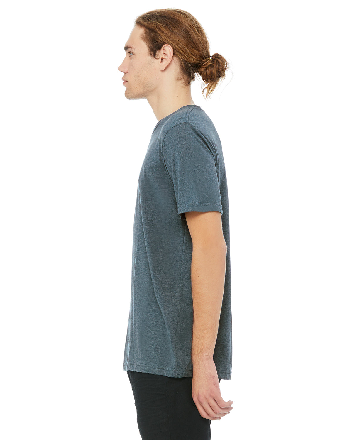 Unisex Triblend T-Shirt - Steel Blue Triblend