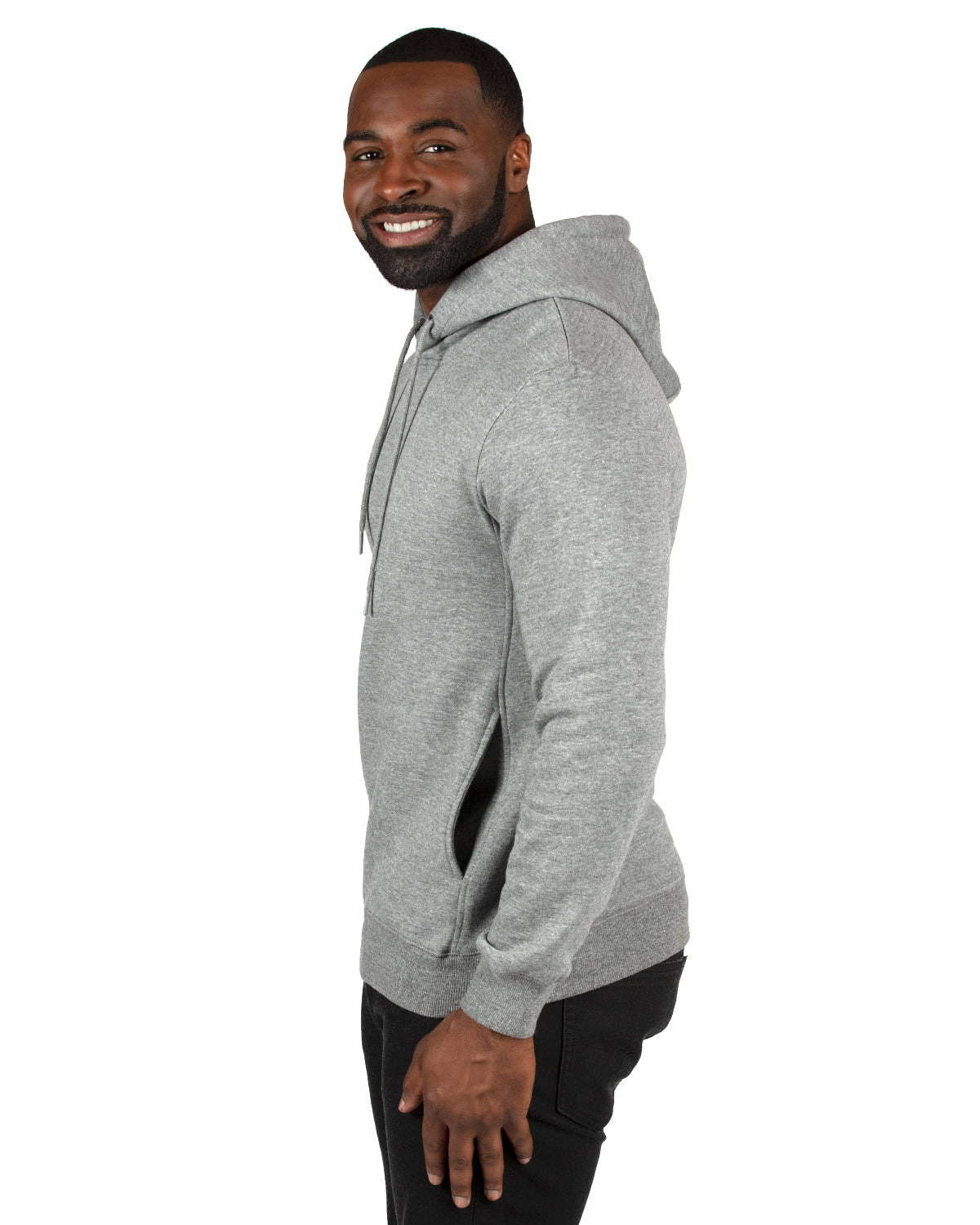 Unisex Ultimate Fleece Pullover Hoodie - Heather Gray