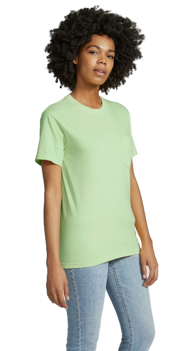 Unisex Heavyweight RS Pocket T-Shirt - Celedon
