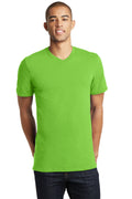 Unisex The Concert Tee V-Neck - Neon Green