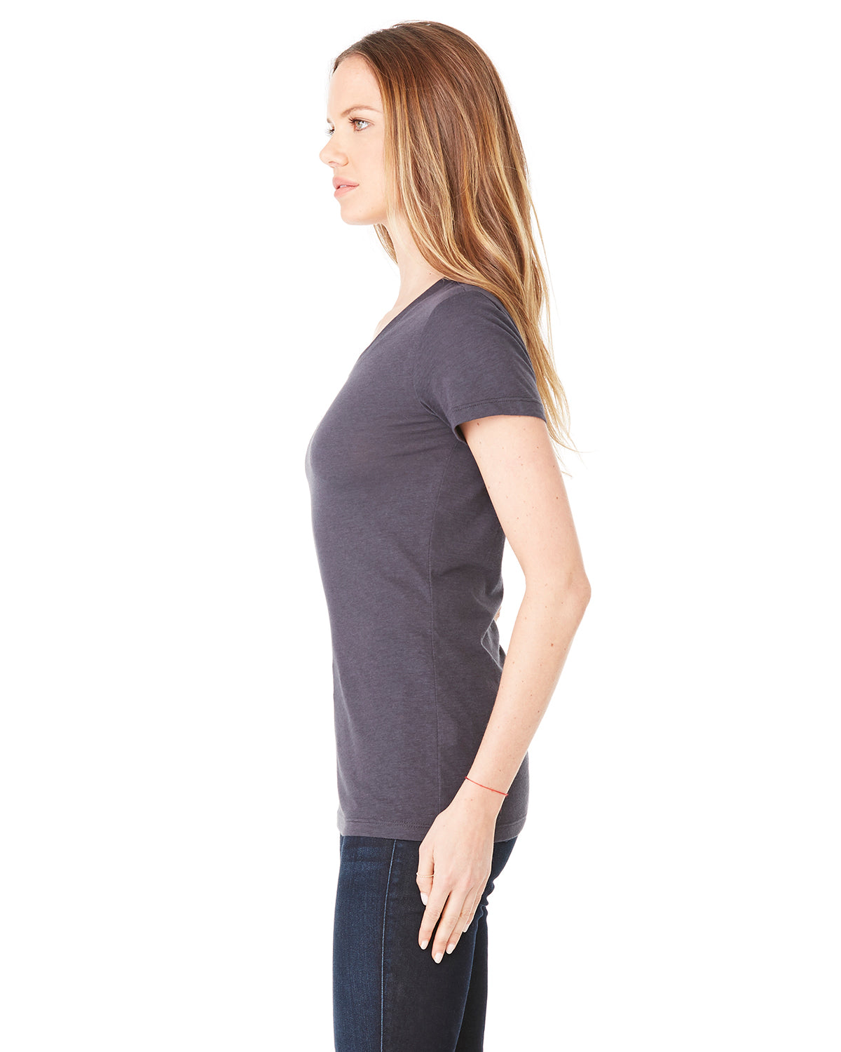 Women's Triblend Short-Sleeve T-Shirt - Solid Dark Gray Triblend
