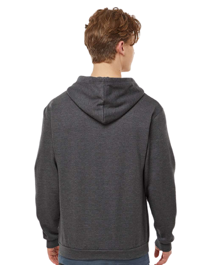 Unisex Fleece Zip Hoodie - Heather Charcoal