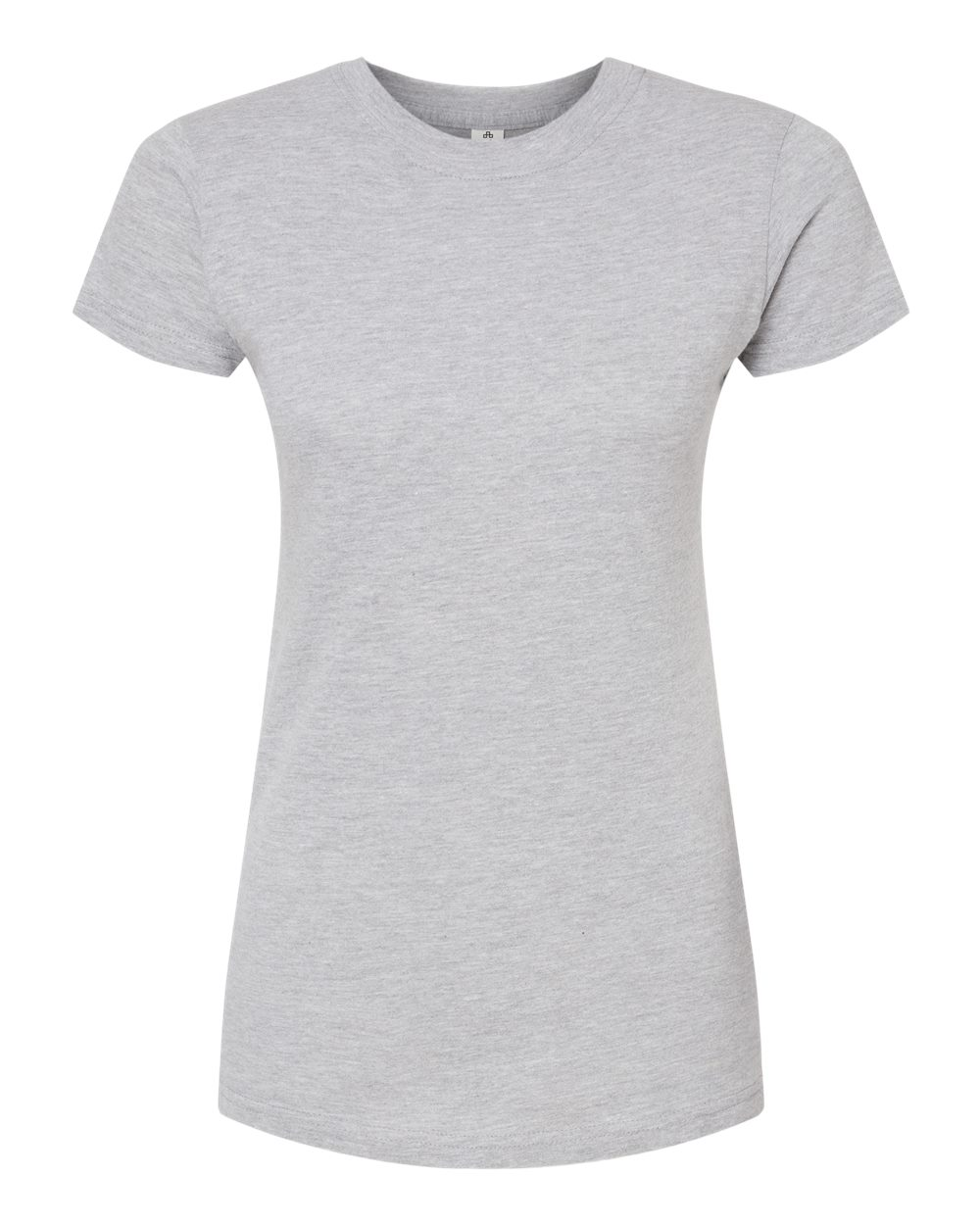 Women's Slim Fit Fine Jersey Tee - Heather Grey