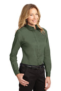 Women's Long Sleeve Easy Care Shirt - Clover Green