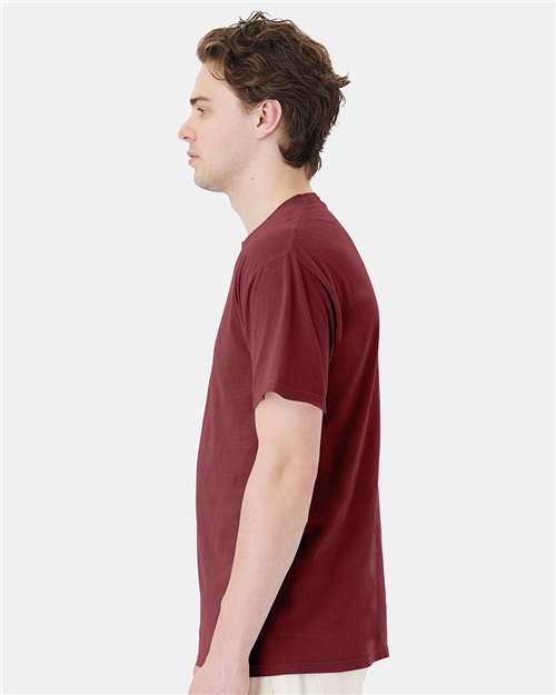 ComfortWash by Hanes GDH150 Cayenne — on model side