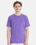 ComfortWash by Hanes GDH150 Lavender — on model front