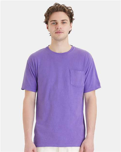 ComfortWash by Hanes GDH150 Lavender — on model front