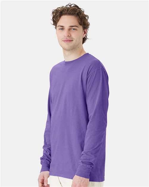 ComfortWash by Hanes GDH200 Lavender — on model side