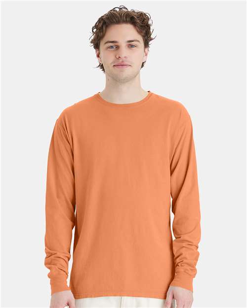 ComfortWash by Hanes GDH200 Horizon Orange — on model front