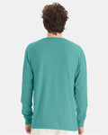 ComfortWash by Hanes GDH200 Spanish Moss — on model back