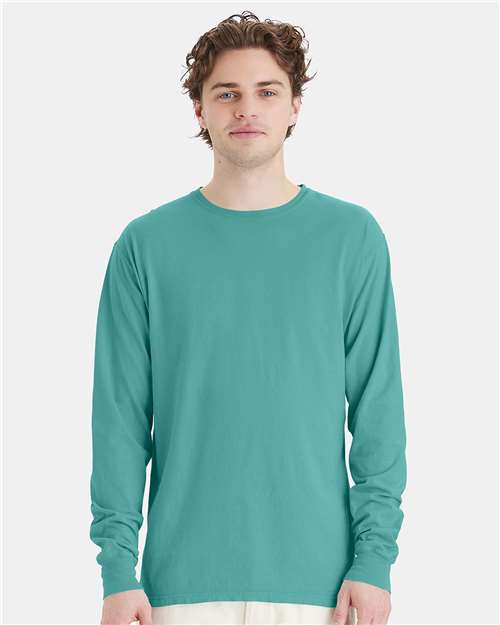 ComfortWash by Hanes GDH200 Spanish Moss — on model front