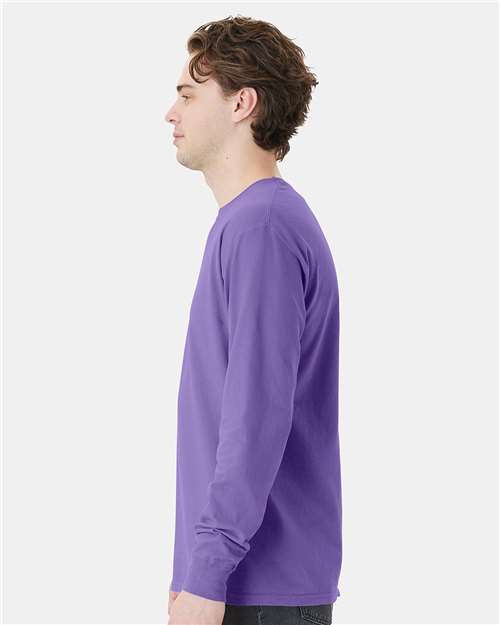 ComfortWash by Hanes GDH250 Lavender — on model side
