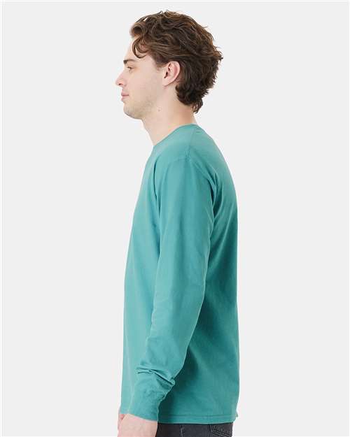 ComfortWash by Hanes GDH250 Spanish Moss — on model side
